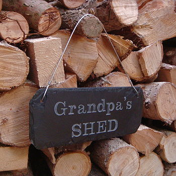 Engraved Slate 'Grandpa's Garden' Sign, 2 of 5