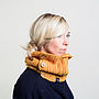 Chunky Button Cowl Scarf, thumbnail 7 of 12