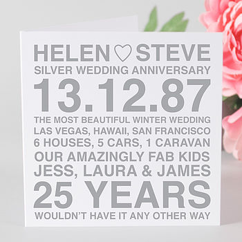 Personalised Anniversary Card, 3 of 4