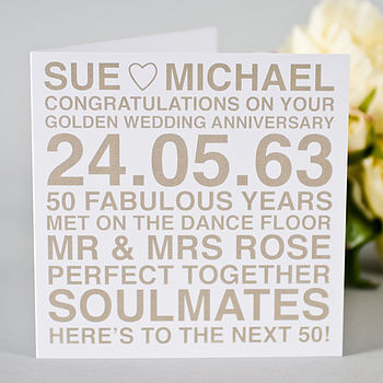 Personalised Anniversary Card, 4 of 4