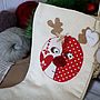 Personalised Stocking With Rudolph, thumbnail 3 of 6
