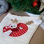 Personalised Stocking With Rudolph, thumbnail 4 of 6