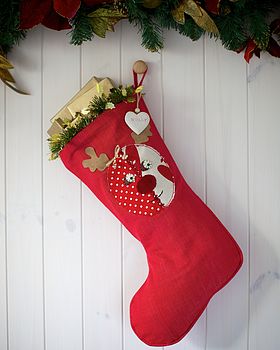 Personalised Stocking With Rudolph, 2 of 6