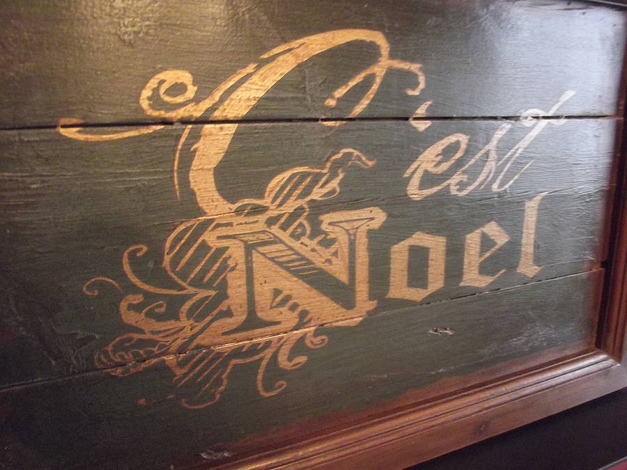 Vintage Christmas Wooden Sign By WOODS VINTAGE HOME INTERIORS