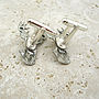 Wild Stag Cufflinks Antiqued Pewter, thumbnail 2 of 2