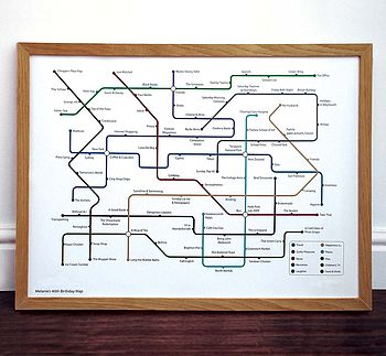 Personalised Tube Map Print, 6 of 12