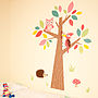 Forest Friends Wall Stickers, thumbnail 1 of 5