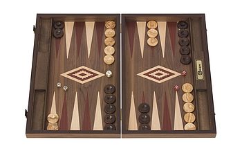Uber Walnut Backgammon Set, 5 of 9