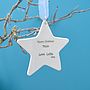 Personalised Christmas Star Decoration, thumbnail 5 of 5