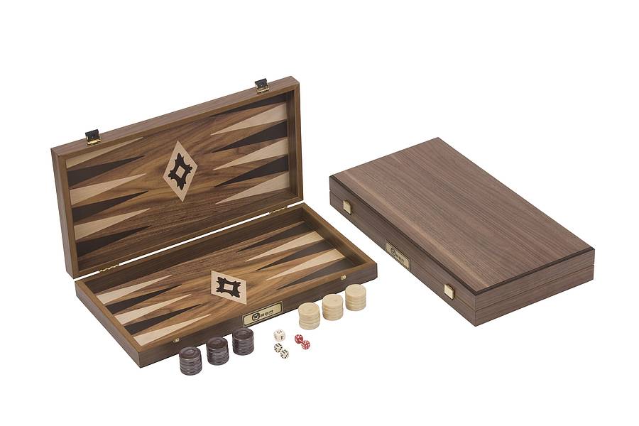 Walnut Backgammon Sets, 1 of 5