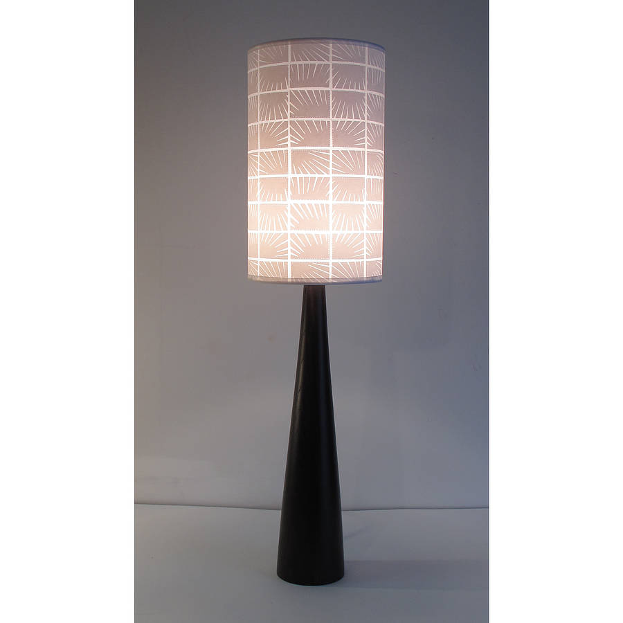 floor lamp with tall shade