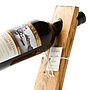 Barrel Stave Balancing Wine Bottle Holder, thumbnail 4 of 7