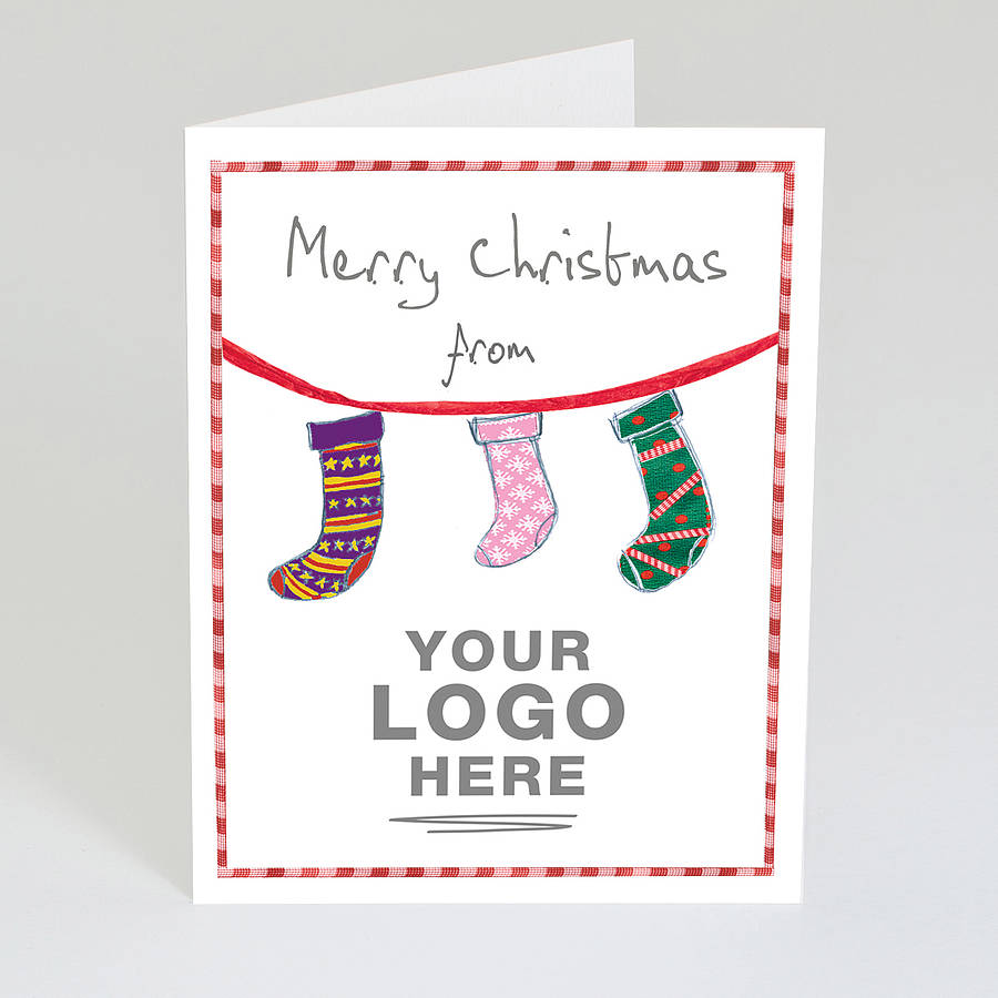 Personalised Business Stockings Card By marf creative