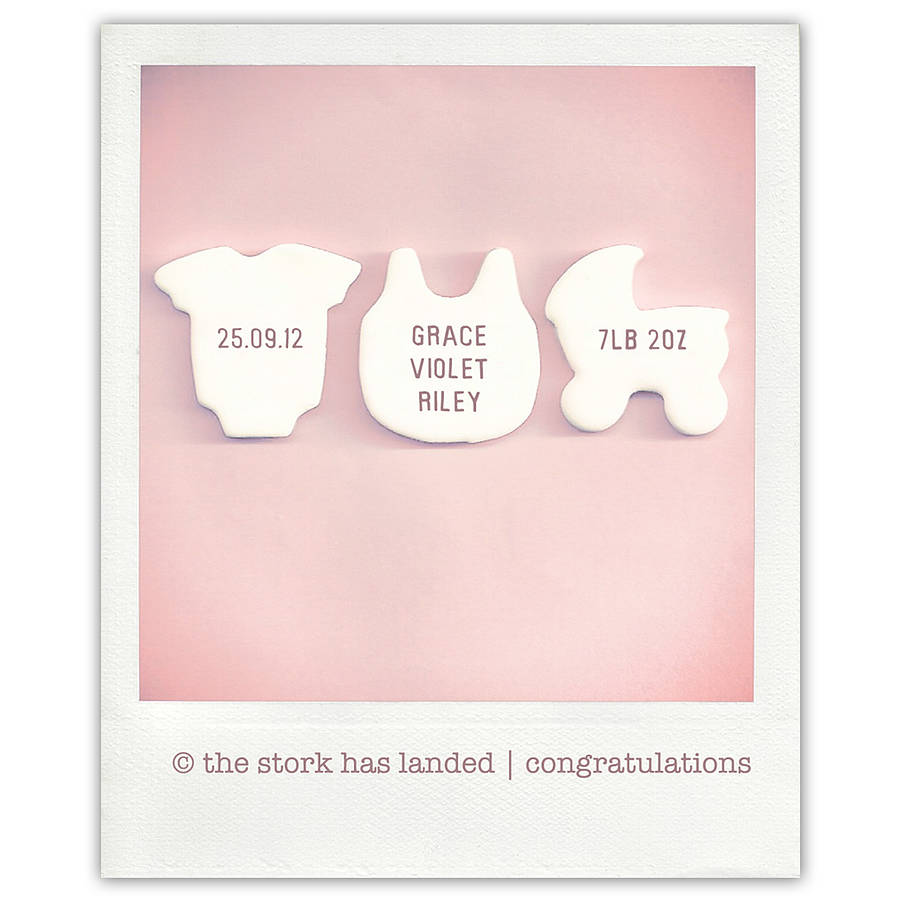 personalised birth announcement acrylic block by a.musing