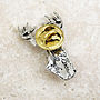 Wild Stag Tie Pin Antiqued Pewter, thumbnail 2 of 2