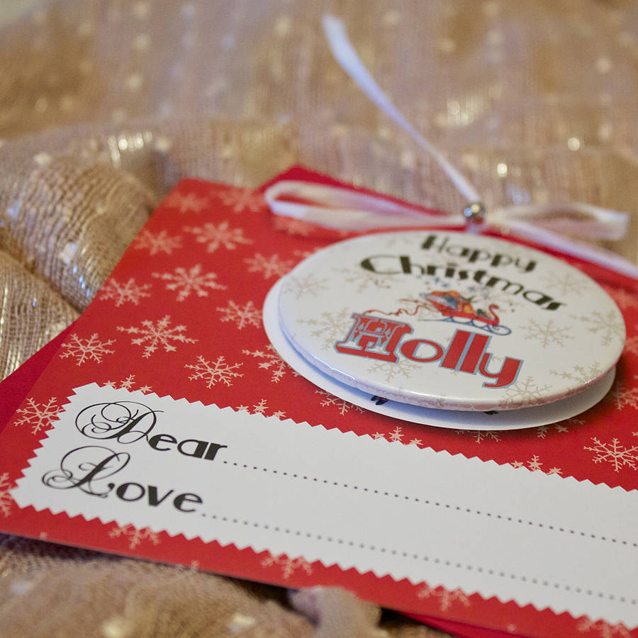 Personalised Christmas Card By bedcrumb