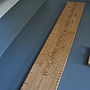 Personalised Solid Oak Engraved Height Chart, thumbnail 3 of 6