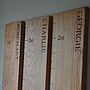 Personalised Solid Oak Engraved Height Chart, thumbnail 6 of 6