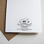 Santa Skull Tattoo Diamante Card, thumbnail 2 of 2