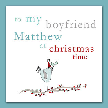Personalised Husband / Boyfriend Christmas Card, 3 of 4