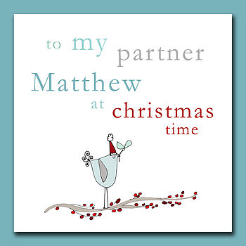Personalised Husband / Boyfriend Christmas Card, 4 of 4
