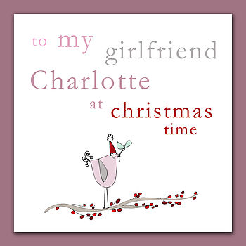 Personalised Wife / Girlfriend Christmas Card, 3 of 4