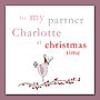 Personalised Wife / Girlfriend Christmas Card, thumbnail 4 of 4