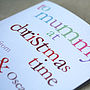 Personalised Mummy Christmas Card, thumbnail 2 of 2