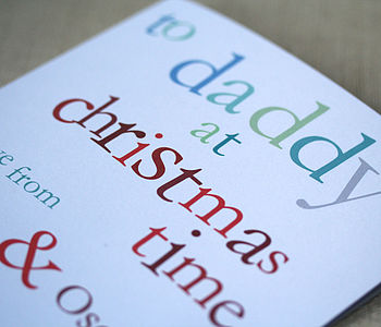 Personalised Daddy Christmas Card, 2 of 2