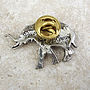 Elephant Tie Pin Antiqued Pewter, thumbnail 2 of 2