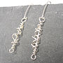 Canty Spiral Earrings, thumbnail 2 of 4