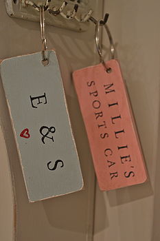 Coloured Personalised Keyring, 3 of 10