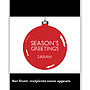 Personalised Christmas Bauble Chocolate Bar, thumbnail 4 of 7