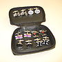 Leather Travel Cufflink Case, thumbnail 2 of 3