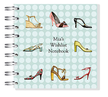 Personalised Shoes Notebook, 2 of 3
