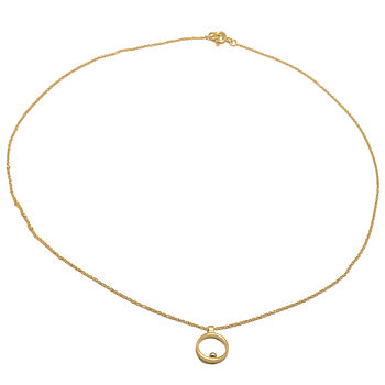 Gold Vermeil With Silver Ball Mini Pendant, 5 of 7