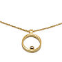 Gold Vermeil With Silver Ball Mini Pendant, thumbnail 3 of 7