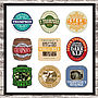 Personalised Beer Mat Print, thumbnail 1 of 2
