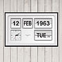 Personalised Flip Clock Special Date Print, thumbnail 4 of 4