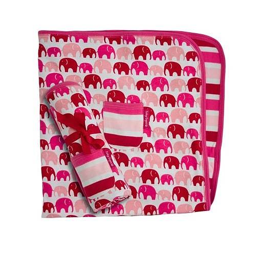 Baby Girls Organic Cotton Blanket By Toby Tiger