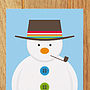 Pack Of Six Angel Snowman And Robin Christmas Cards, thumbnail 2 of 5
