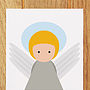 Pack Of Six Angel Snowman And Robin Christmas Cards, thumbnail 4 of 5