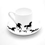 Horse Espresso Cup And Saucer, thumbnail 1 of 1