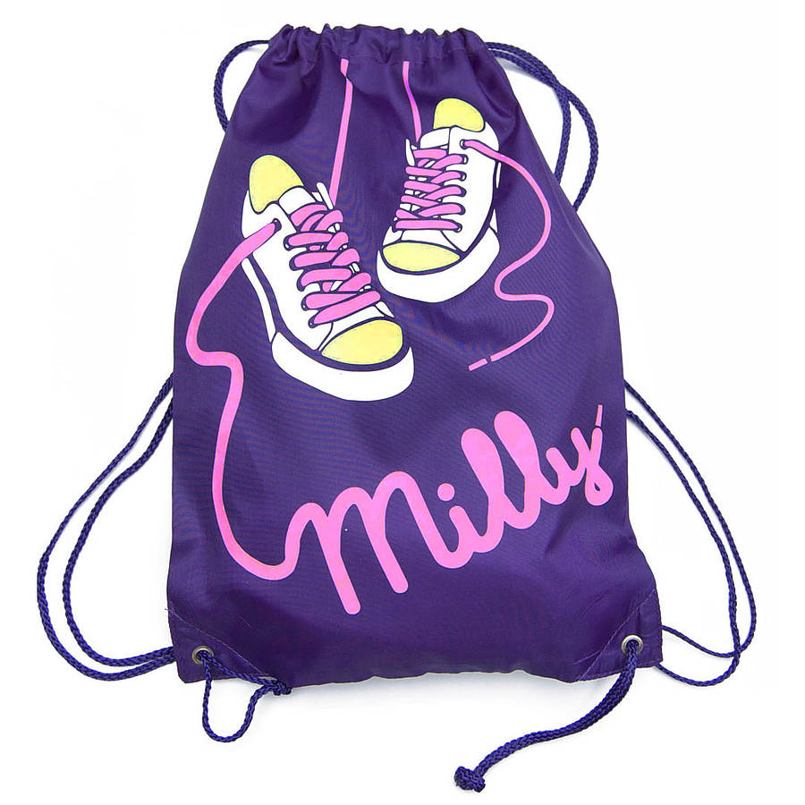Personalised Sneaker Kit Bag By Pop-Up | notonthehighstreet.com