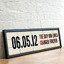 Personalised Special Date Cinema Sign Print, thumbnail 2 of 6