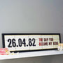 Personalised Special Date Cinema Sign Print, thumbnail 1 of 6