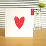 Personalised Valentine's Love Heart Card, thumbnail 1 of 12
