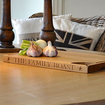Personalised Hand Engraved Oak Carving Board, 7 of 12
