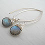 Labradorite Necklace And Earrings Set, thumbnail 3 of 6