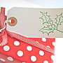Set Of Five Christmas Holly Gift Tags, thumbnail 4 of 4